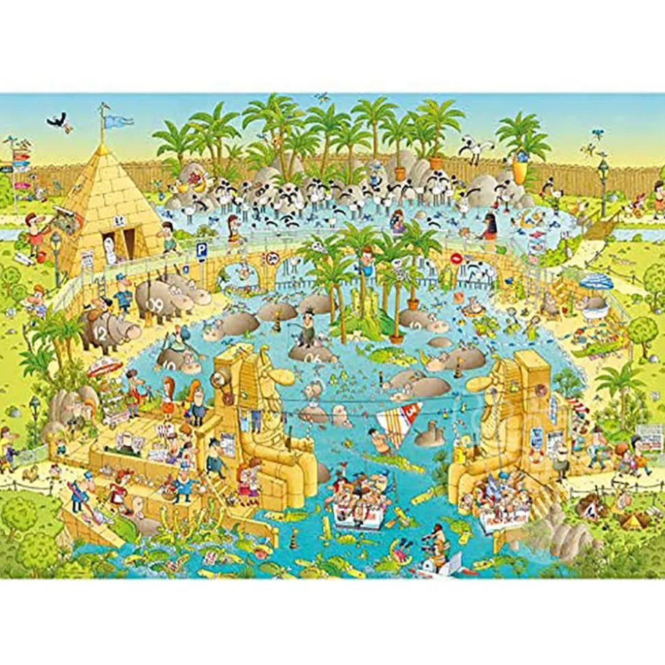 Heye Funky Zoo: Nile Habitat Puzzle 1000pcs