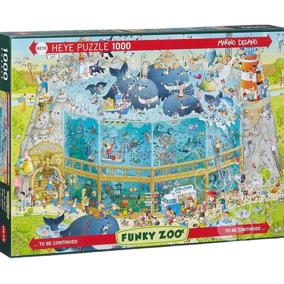 Heye Funky Zoo: Ocean Habitat Puzzle 1000pcs