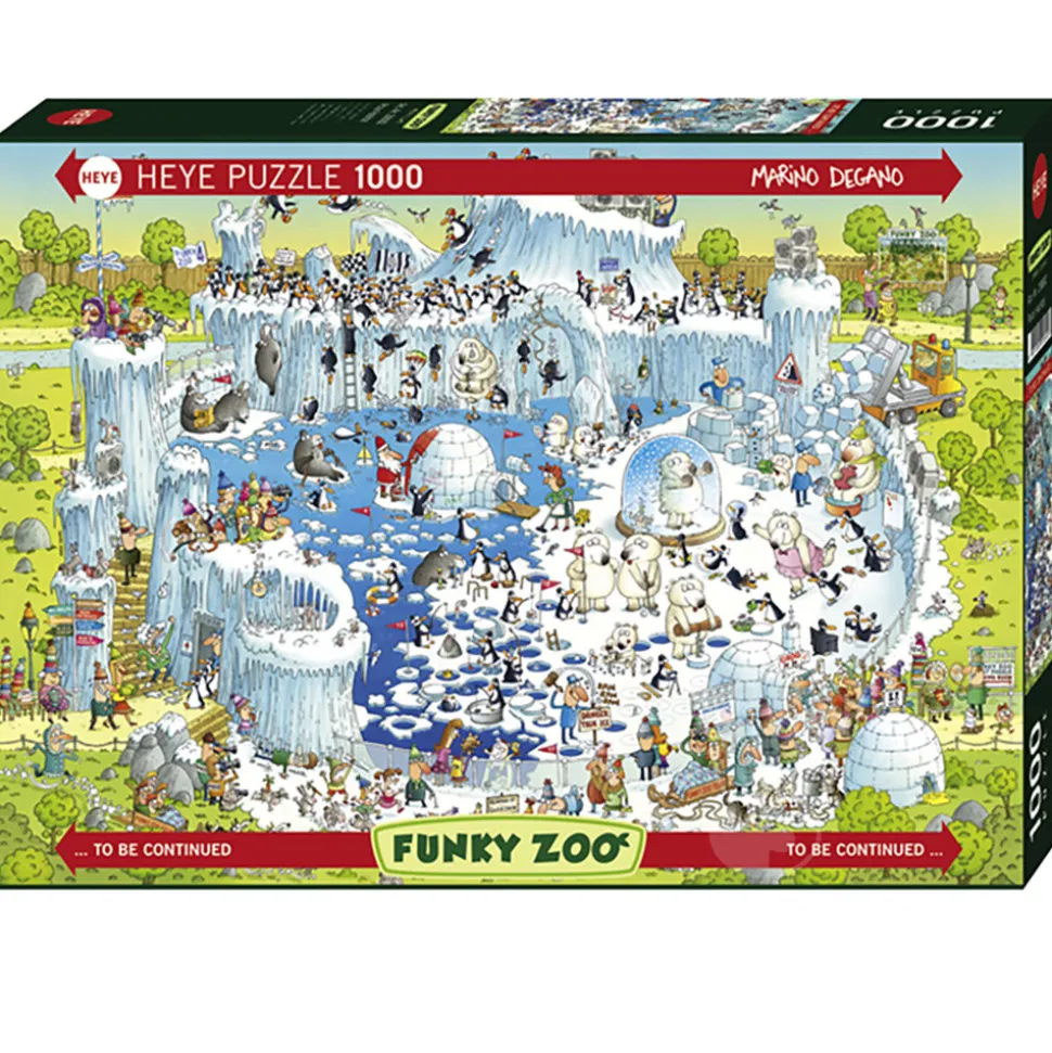 Heye Funky Zoo: Polar Habitat Puzzle 1000pcs
