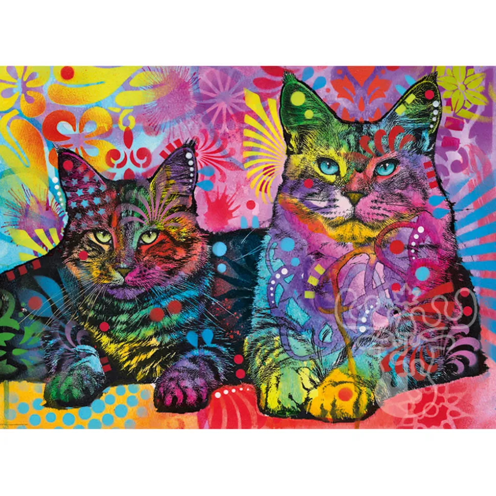 Heye Jolly Pets: Devoted 2 Cats Puzzle 1000pcs