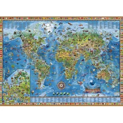 Heye Map Art Amazing World Puzzle 2000pcs