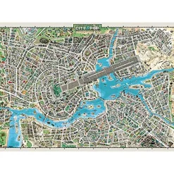 Heye Map Art City of Pop Puzzle 2000pcs