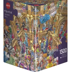 Heye Masked Ball Puzzle 1500pcs Triangle Box RETIRED