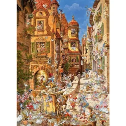 Heye Romantic Town: By Day Puzzle 1000pcs