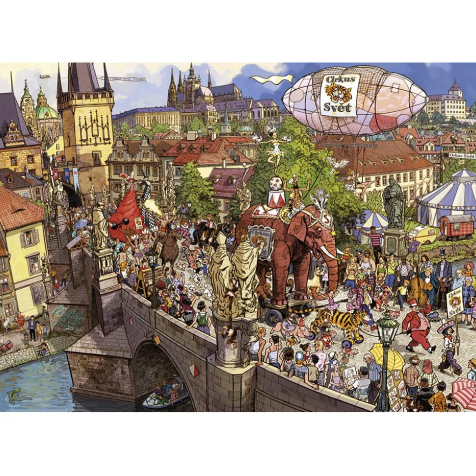 Heye Street Parade. Puzzle 2000pcs Triangle Box