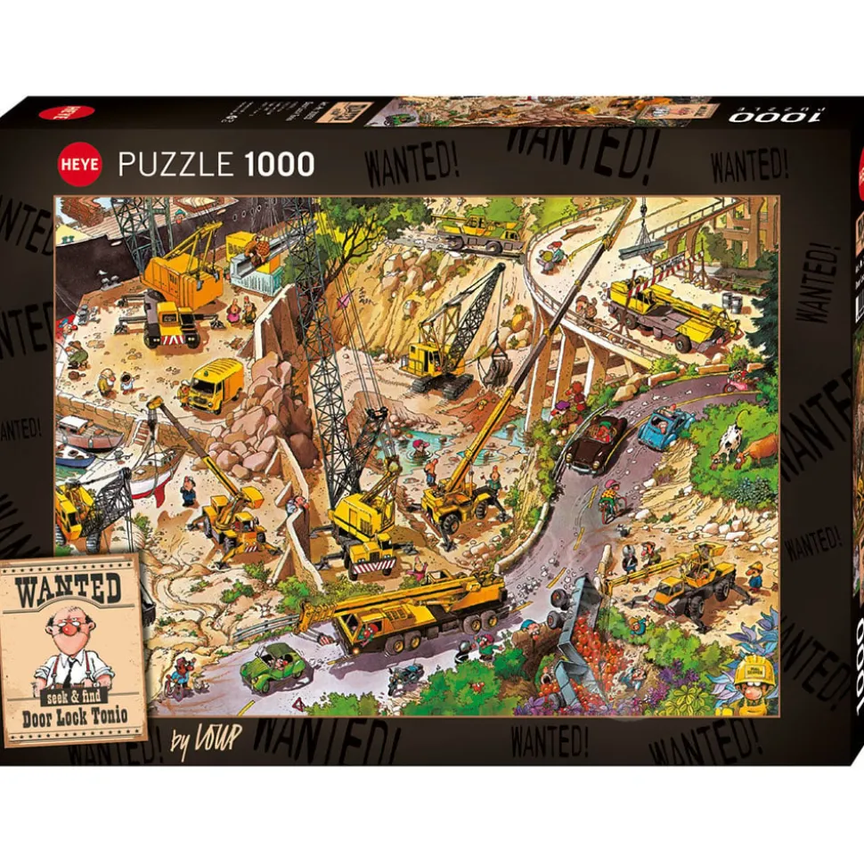 Heye Wanted: Door Lock Tonio Puzzle 1000pcs