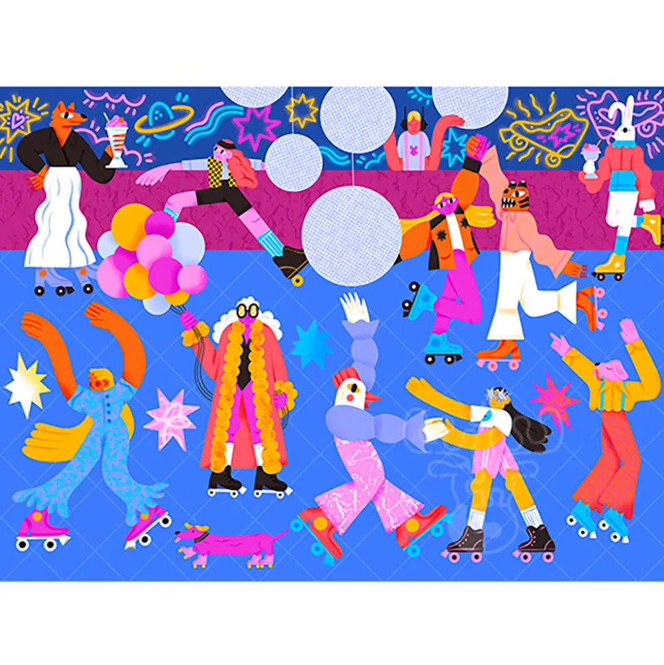 Holiyay Roller Disco Puzzle 1000pcs