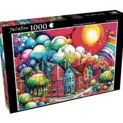 JaCaRou Chromatic Lane / Avenue colorée Puzzle 1000pcs