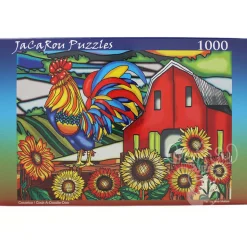 JaCaRou Cock-A-Doodle-Doo Puzzle 1000pcs