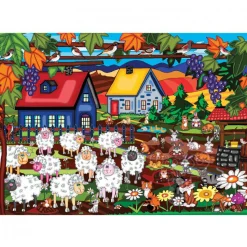 JaCaRou The Green Mouse / La Souris Verte Puzzle 1000pcs