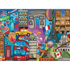 JaCaRou Travelling Puzzle 1000pcs