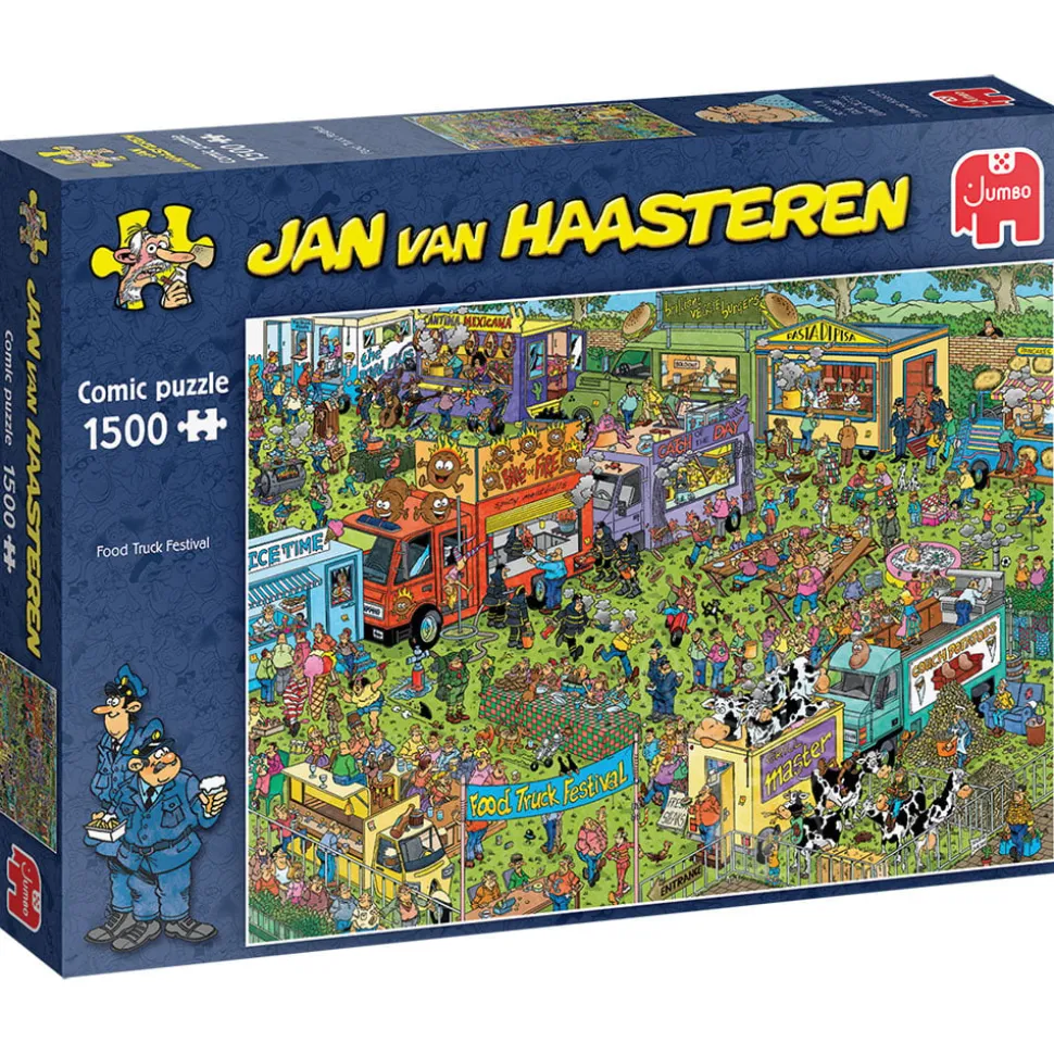 Jumbo Jan van Haasteren - Food Truck Festival Puzzle 1500pcs