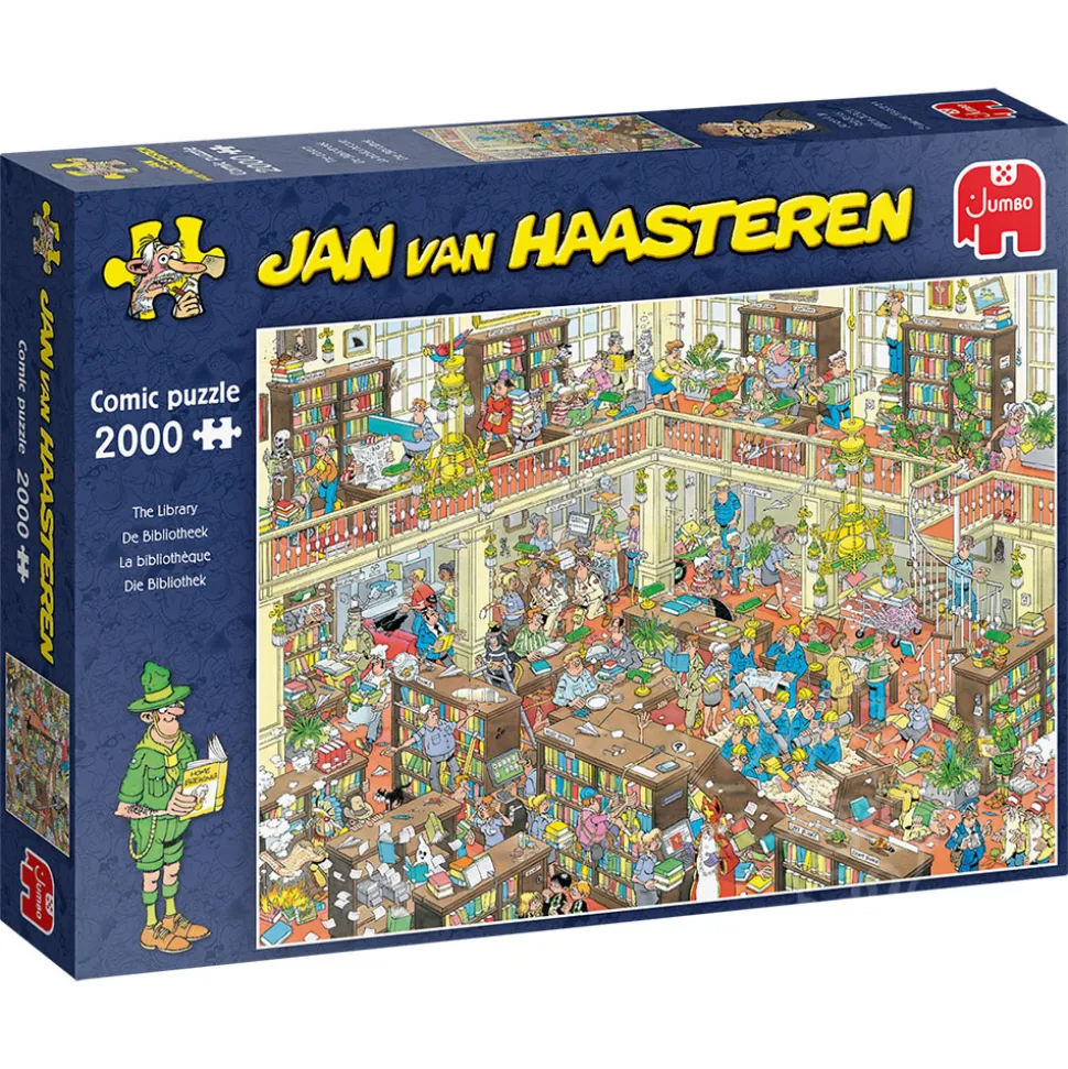 Jumbo Jan van Haasteren - The Library Puzzle 2000pcs