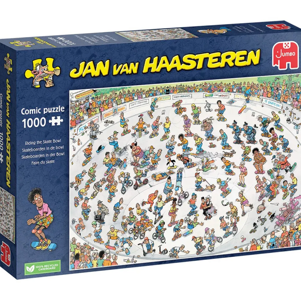 Jumbo Jan van Haasteren - Riding the Skate Bowl Puzzle 1000pcs