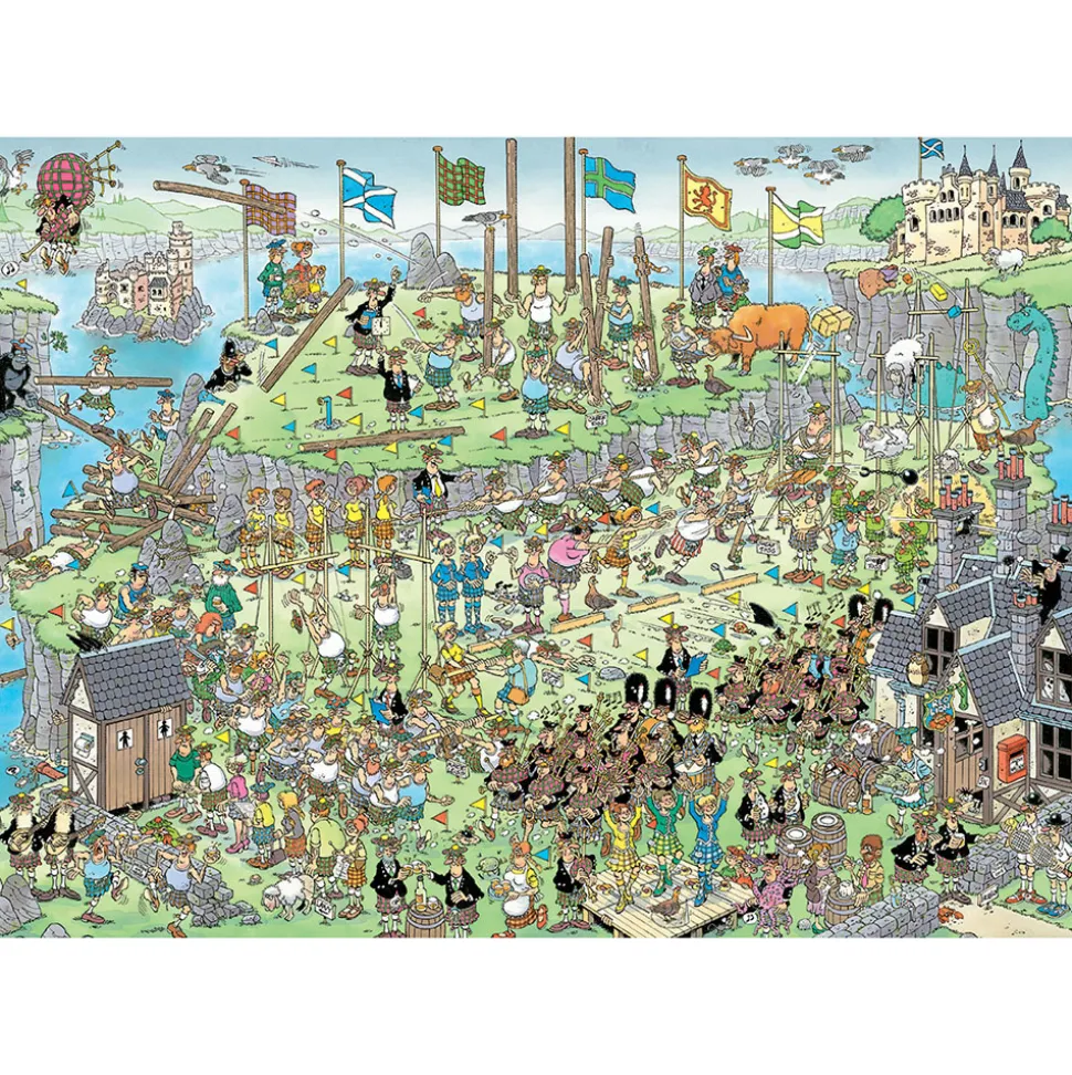 Jumbo Jan van Haasteren - Highland Games Puzzle 1000pcs