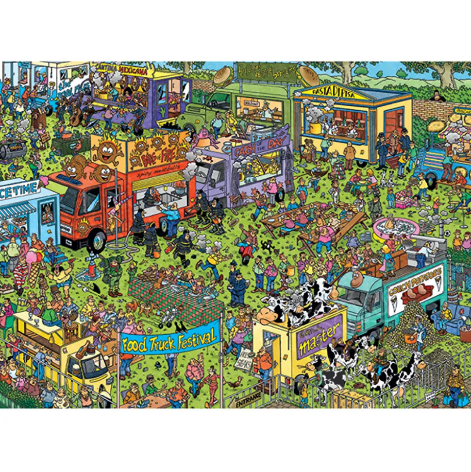 Jumbo Jan van Haasteren - Food Truck Festival Puzzle 1500pcs