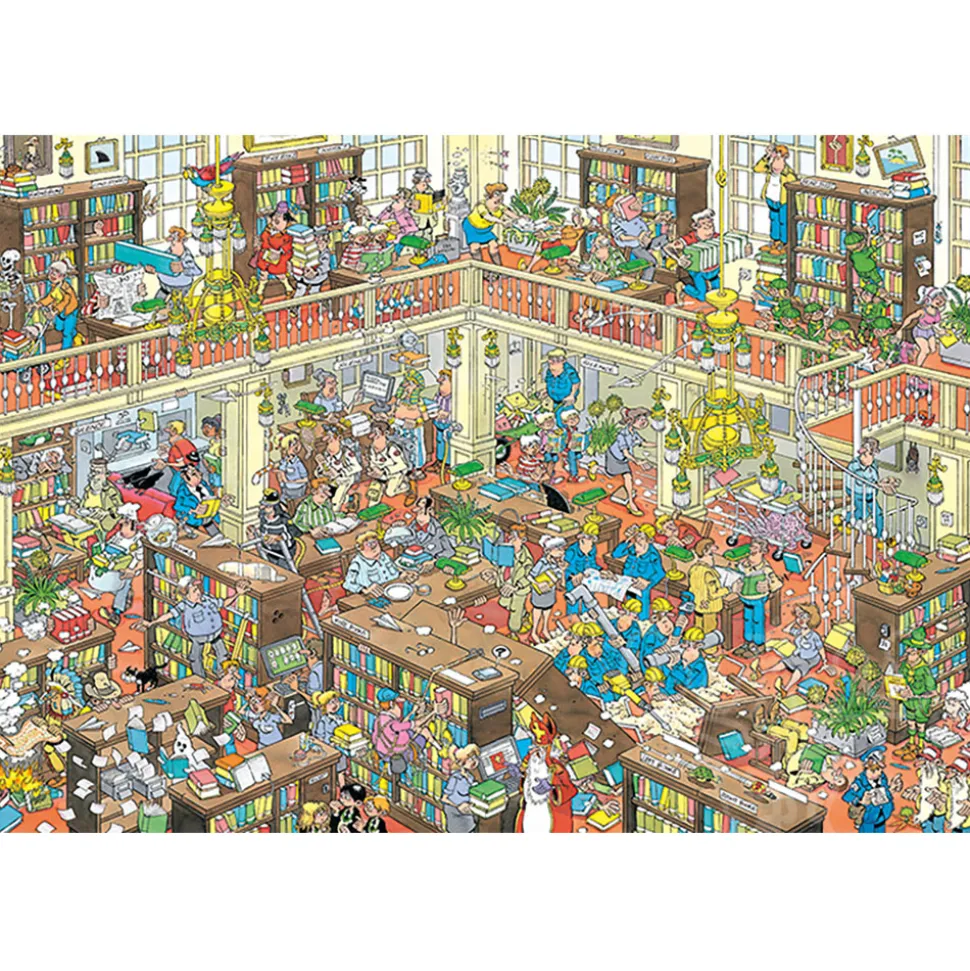Jumbo Jan van Haasteren - The Library Puzzle 2000pcs