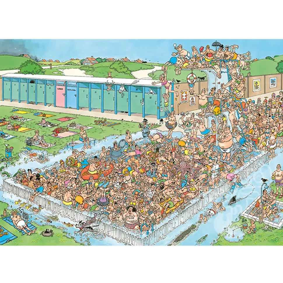Jumbo Jan van Haasteren - Pool Pile-Up Puzzle 1000pcs
