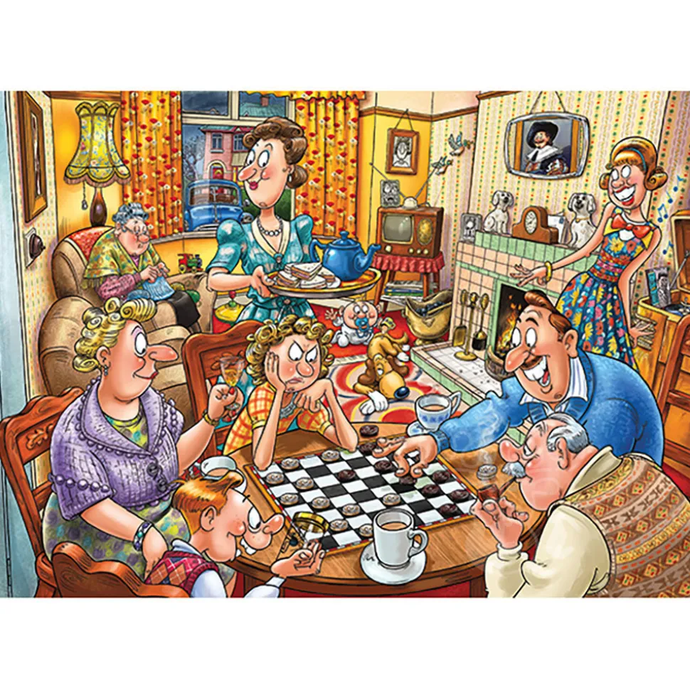 Jumbo Wasgij Destiny 25 Games Night! Puzzle 1000pcs