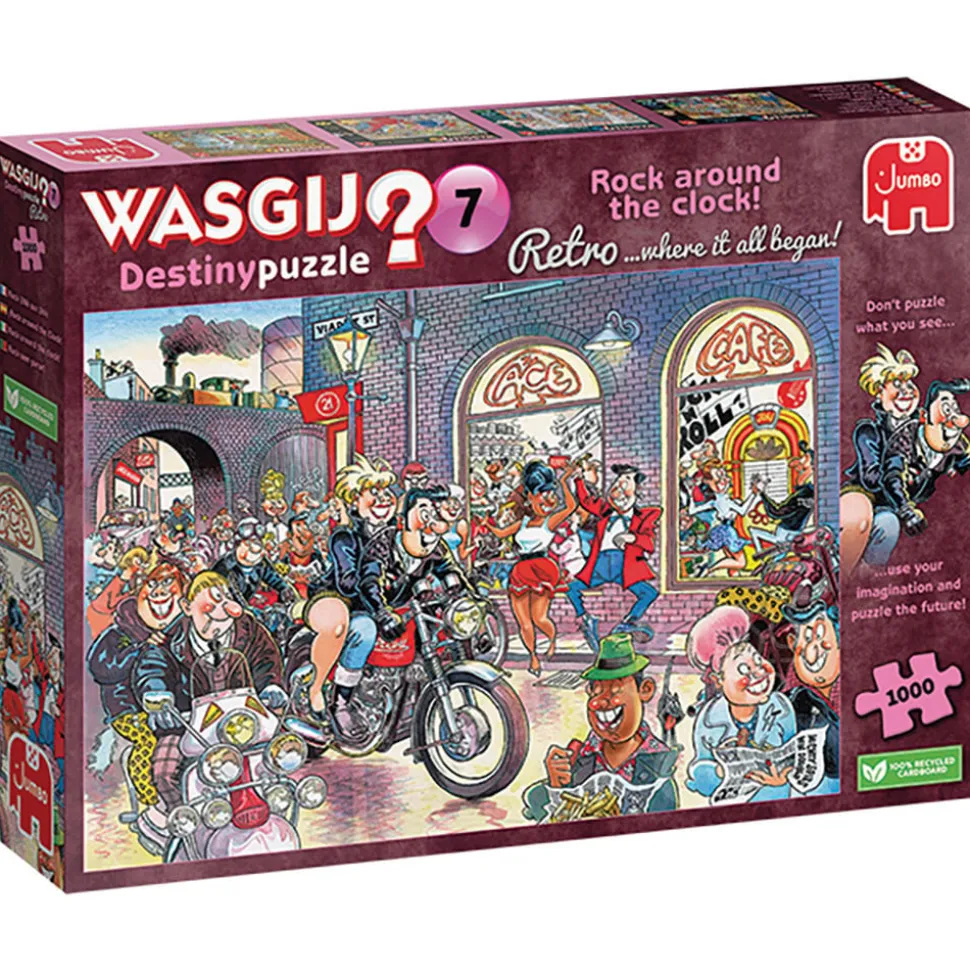 Jumbo Wasgij Destiny Retro 7 Rock Around the Clock! Puzzle 1000pcs