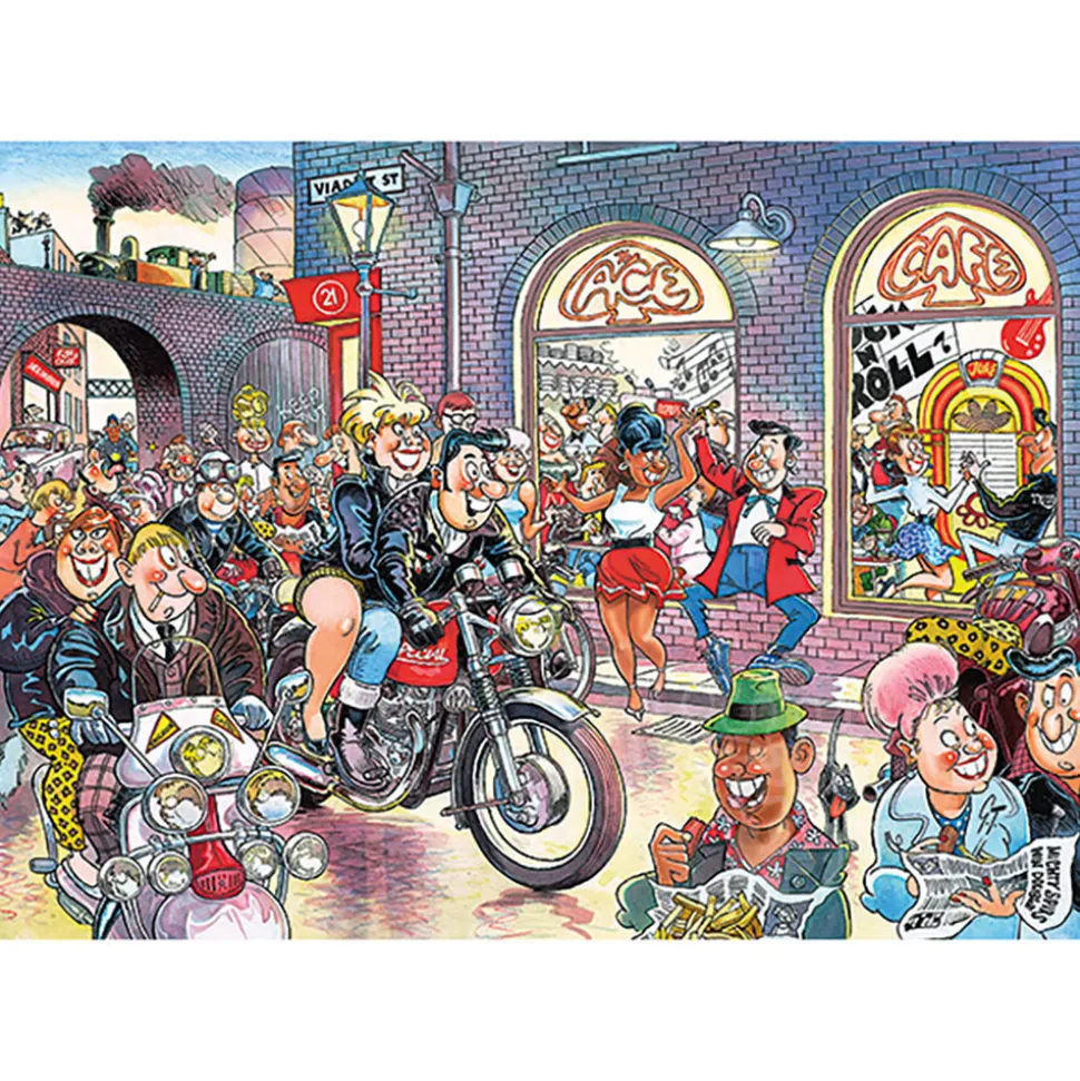 Jumbo Wasgij Destiny Retro 7 Rock Around the Clock! Puzzle 1000pcs