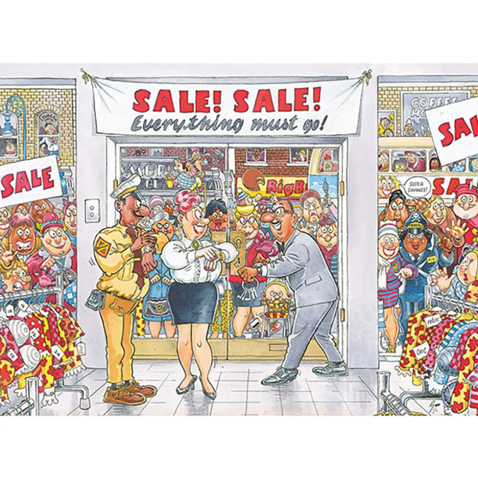 Jumbo Wasgij Mystery Retro 7 Everything Must Go! Puzzle 1000pcs