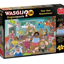 Jumbo Wasgij Original 36 New Years Resolutions! Puzzle 1000pcs