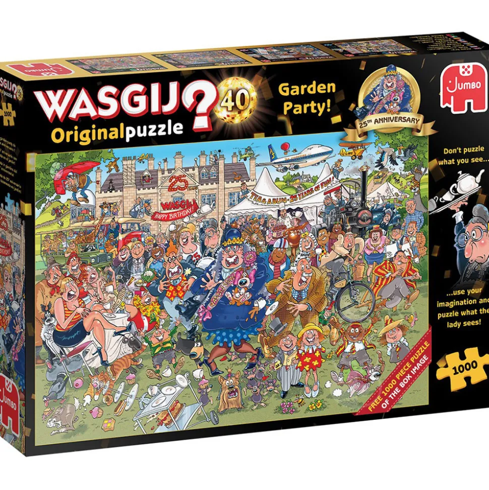 Jumbo Wasgij Original 40 25th Anniversary Garden Party! Puzzle 2 x 1000pcs