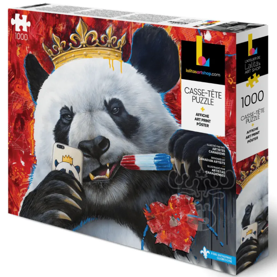 Lalita Selfie Panda Puzzle 1000pcs