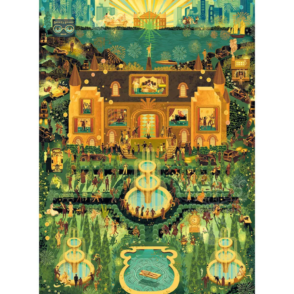 Laurence King The World of The Great Gatsby Puzzle 1000pcs