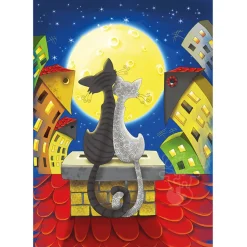 Magnolia Cats on the Roof Puzzle 1000pcs