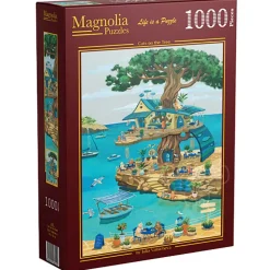 Magnolia Cats on the Tree Puzzle 1000pcs