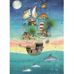 Magnolia From Sea to the Sky - Nihal Çifter Special Edition Puzzle 1000pcs