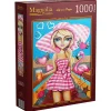 Magnolia Lady in Pink Puzzle 1000pcs