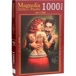 Magnolia Lydia the Tattooed Lady - Mark Fredrickson Special Edition Puzzle 1000pcs
