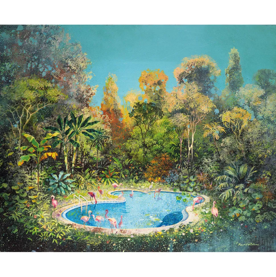 Michèle Wilson Blue Collection Roux-Fontaine: Entre les Mondes Wood Puzzle 300pcs