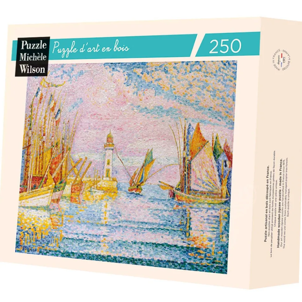 Michèle Wilson Signac: Lighthouse at Groix Wood Puzzle 250pcs