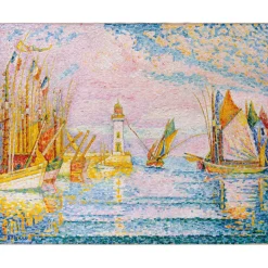 Michèle Wilson Signac: Lighthouse at Groix Wood Puzzle 250pcs