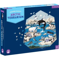 Mudpuppy Arctic Terrarium Shaped Puzzle 750pcs