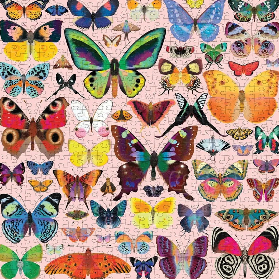 Mudpuppy Brilliant Butterflies Puzzle 500pcs