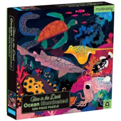 Mudpuppy Glow in the Dark Ocean Illuminated Puzzle 500pcs