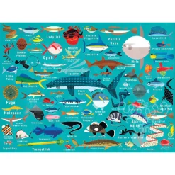 Mudpuppy Ocean Life Puzzle 1000pcs