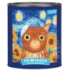 Mudpuppy Vincat van Gogh Artsy Cats Puzzle Tin 100pcs