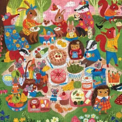 Mudpuppy Woodland Picnic Puzzle 500pcs