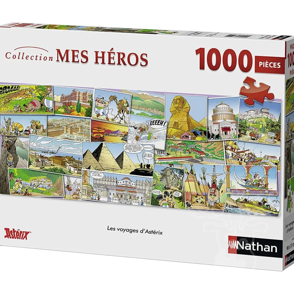 Nathan Les voyages d'Astérix Panorama Puzzle 1000pcs