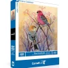 New York Puzzle Co. Cornell Lab: Pine Grosbeaks Puzzle 500pcs