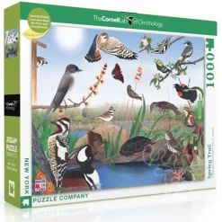 New York Puzzle Co. Cornell Lab: Spring Trail Puzzle 1000pcs
