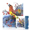 New York Puzzle Co. Cornell Lab: Cedar Waxwing Mini Puzzle 100pcs