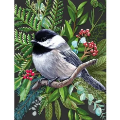 New York Puzzle Co. Cornell Lab: Black-capped Chickadee Puzzle 500pcs