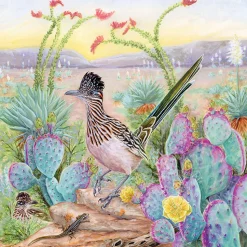 New York Puzzle Co. Cornell Lab: Greater Roadrunner Puzzle 500pcs